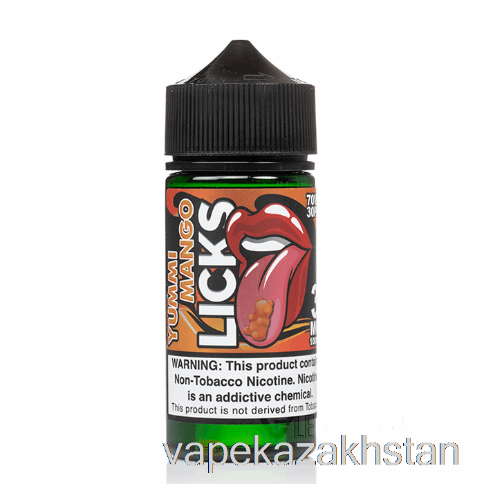 Vape Smoke Yummi Mango - LICKS Roll Upz - 100mL 3mg